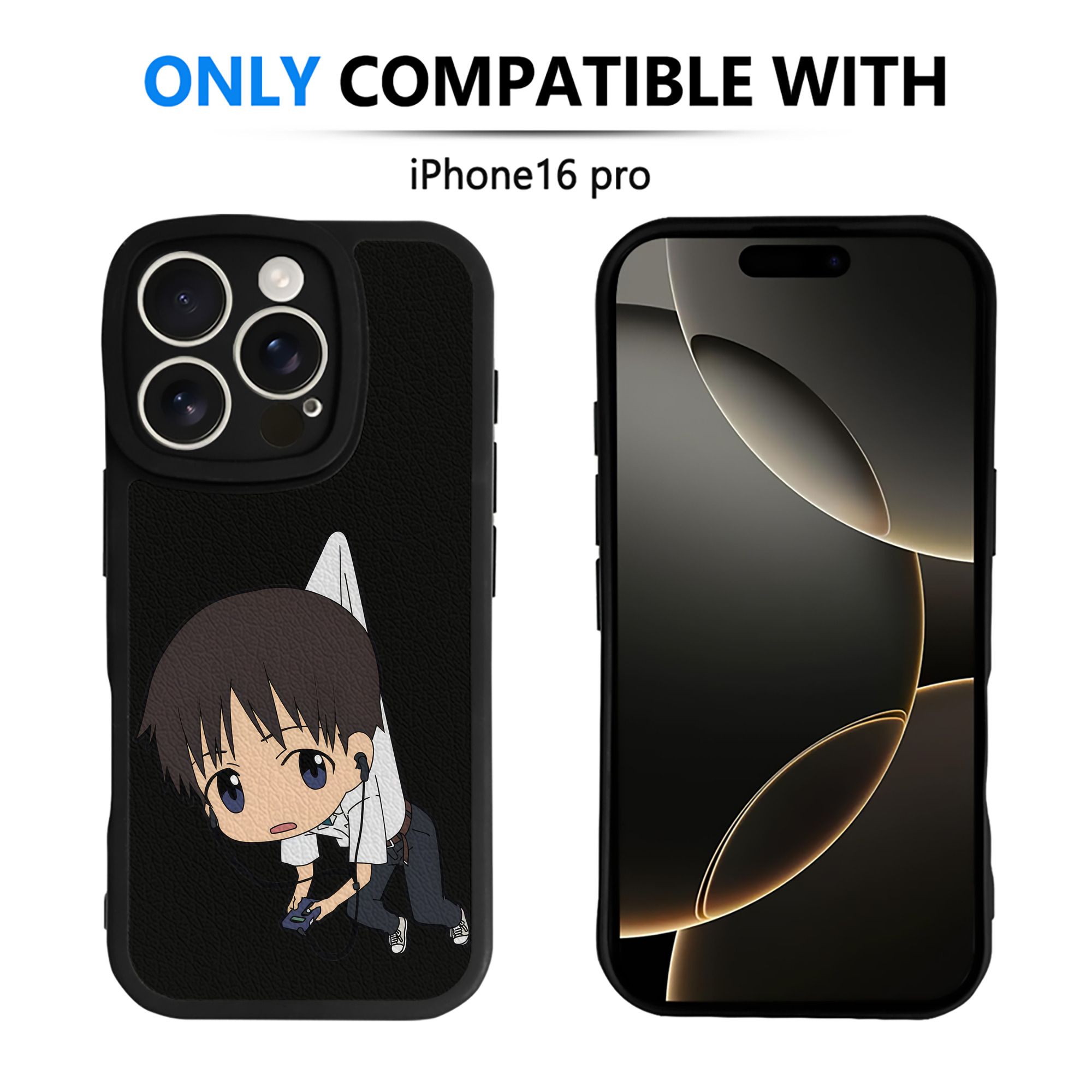 （画像用） EVA 新世紀エヴァンゲリオン 【iPhone 16シリーズ対応】シリコンスマホケース（レザー調） 材質：シリコン